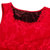 南极人秋冬女士蕾丝方领贴绒修身打底加绒加厚保暖背心(20132红色)第3张高清大图