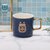 阿根廷国家队官方商品丨鎏金马克杯陶瓷咖啡牛奶茶水杯梅西足球迷(蓝色)第2张高清大图