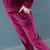 2021新款休闲时尚金丝绒运动套装卫衣女春秋加肥大码天鹅绒两件套(紫色 M)第9张高清大图