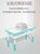 儿童升降桌椅套装宝宝玩具画画吃饭书桌幼儿园长方形塑料学习桌子(不锈钢桌腿单桌60*120【带加固框架】)第4张高清大图