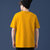 传奇保罗短袖夏季运动潮流吸汗透气时尚百搭休闲短袖T恤(M-2XL)612511(黄色 XL)第5张高清大图