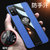 华为荣耀X10MAX手机壳防摔全包honor X10max布纹磁吸指环7.09英寸商务保护套(蓝色)第6张高清大图