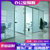 办公室玻璃隔断双层百叶中空隔音墙铝合金单层钢化磨砂高隔断安装第3张高清大图