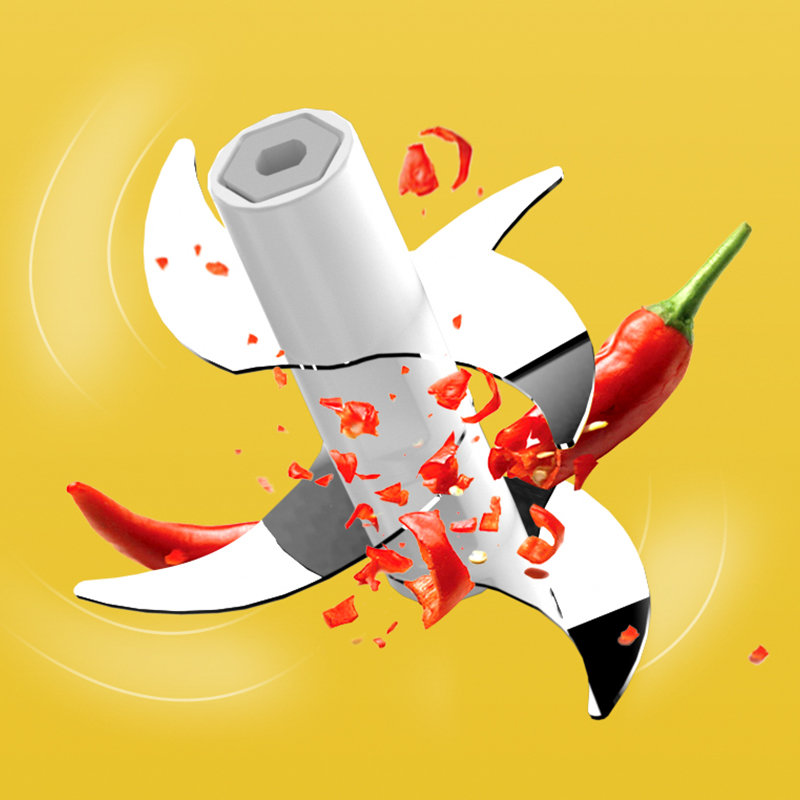 小黄鸭拉蒜器电动捣蒜器家用蒜泥器自动绞肉婴儿辅食机家用小型料理机