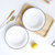欧式家用陶瓷餐具碗碟套装简约西餐盘牛排盘沙拉盘网红菜盘子汤盘(7.75英寸汤盘1个 默认版本)第2张高清大图