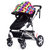 【*】MoonStater 欧式儿童婴儿宝宝手推车高景观铝合金充气 相对透气设计(紫色)第2张高清大图