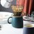 北欧马克杯创意办公室喝水杯日式简约带盖勺咖啡家用陶瓷杯子ins_1650561347(褚红+咖啡勺)第5张高清大图