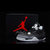耐克/Nike 篮球鞋男鞋女鞋气垫鞋乔4战靴奥利奥跑步鞋透气运动鞋防滑球鞋(黑白)第3张高清大图