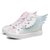 Skechers斯凯奇童鞋2021冬季新款女童鞋闪灯鞋发光运动鞋314401L(314401L-SLPK 28.5)第9张高清大图
