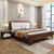 吉木多 美式实木床主卧双人床1.5米经济型现代简约1.8m储物婚床(1.8*2米（胡桃色+白） 床+床垫)第2张高清大图