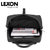 LEXON笔记本电脑包男士15.6寸大容量双肩包商务通勤背包休闲防水套装(黑色)第5张高清大图