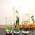 创简坊（CJIANFF） 落地直筒水培大号花器 富贵竹玻璃花瓶透明 婚庆路引(口径20cm高20cm)第4张高清大图