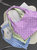 福利！ 网红挂脖背心运动内衣性感美背健身房撸铁女生速干瑜伽bra(L DS-177文胸-紫白格)第3张高清大图