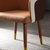 意式餐椅现代简约餐厅设计师家用洽谈椅子轻奢网红靠背凳实木围椅(默认 默认)第3张高清大图