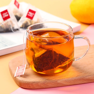 蒲草茶坊 柠檬红茶30g/盒三角包独立小包 柠檬配红茶水果袋泡茶【买3送杯】（新疆西藏不发货）