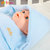 蒂乐新款信封式新生儿睡袋 外出抱被婴儿天鹅绒睡袋 宝宝抱被DL411(黄色)第4张高清大图