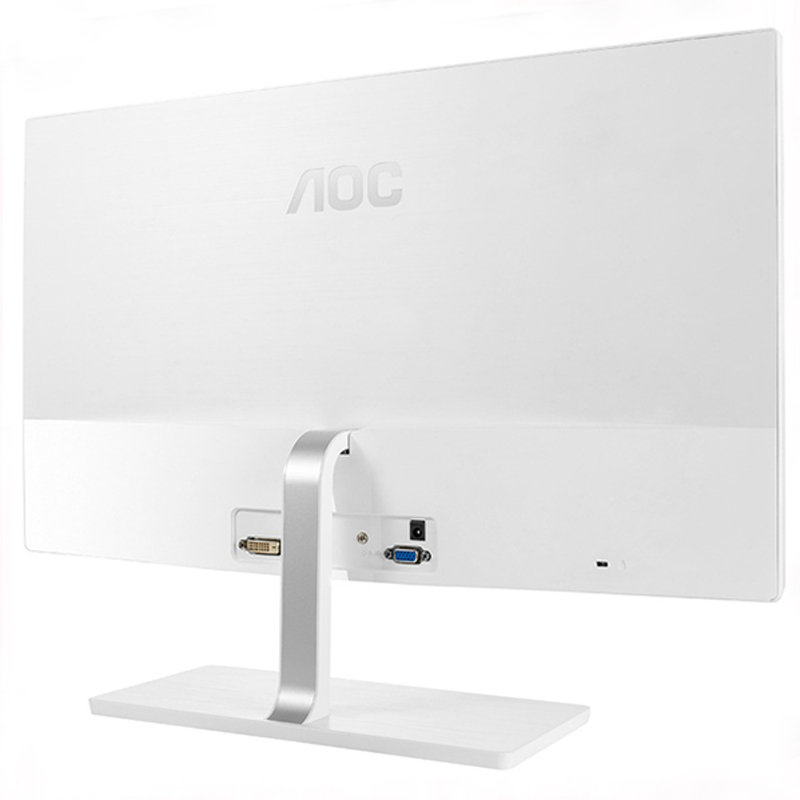 aoc显示器i2279vwws215寸液晶显示屏ips无边框白dvi