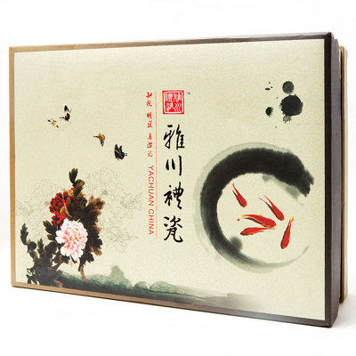 重阳节礼物推荐：雅川礼瓷活瓷·十头浮雕陶瓷茶具·竹韵