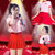 女成人啦啦操服装中小学生啦啦队演出服运动会开幕式团体拉拉队服(粉红色 XXL)第2张高清大图