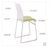 宏莱科   弓形四脚电脑椅HLK-061 皮艺网布办公椅 培训椅吧椅(默认 默认)第4张高清大图