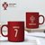 葡萄牙国家队官方商品 | 陶瓷马克杯 C罗B费球衣印号款纪念水杯子(B费（11号印号）)第5张高清大图