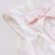 davebella戴维贝拉2018女童夏季新款两件套 网纱背心裙套装DB6942(7Y 粉白花)第4张高清大图