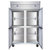 星星(XINGX) 840升 商用四门立式冷柜展示柜 不锈钢 蝴蝶门 加厚发泡商用厨房单温全冷冻BD-840E（光板）第5张高清大图