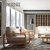一米色彩 中式实木沙发组合橡胶橡木现代简约客厅木质家具木头贵妃小户型(胡桃色 三人位)第4张高清大图