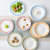 曼达尼景德镇白瓷4件盘子8英寸套装家用优质白陶瓷微波炉餐具吃饭(几何)第3张高清大图
