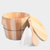 蒸尚美木制蒸米饭饭桶厨房家用杉木大小木桶蒸笼竹制蒸格蒸饭木桶(27厘米(常规盖子))第4张高清大图