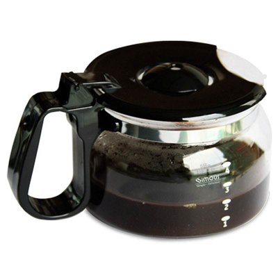 喜摩氏（Simous）五杯美式滴漏咖啡机SCM0001（典雅红）（保温功能，17孔超大花洒，永久滤网，部件可用洗碗机清洗，）