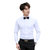 优衣库制造商 男士商务职业正装韩版休闲长袖打底衬衫(白色 XL)第2张高清大图