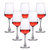 爱舒贝红酒杯套装家用醒酒器欧式大号玻璃6只装葡萄酒杯架高脚杯酒具4个S(魅影款350ml(6个)+杯架)第4张高清大图