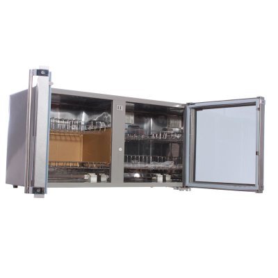 万和（Vanward）ZLP68-8拉杆卧式食具消毒柜（亮银茶色）