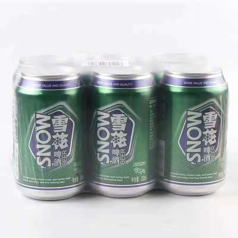 雪花啤酒snowbeer听装老雪花330ml24听整箱装
