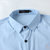 春季男士纯色长袖衬衫商务韩版修身型衬衫衫印花青年衣服男装衬衣   J3023(白色 L)第5张高清大图