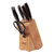 摩登堡 实木刀座 橡胶木厨房置物架收纳架 刀架刀座 不含刀具(A款)第5张高清大图
