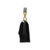 蔻驰 COACH 奢侈品 女士专柜款BEAT系列黑色拼色涂层帆布配皮手提单肩斜挎包 4594 B4SI1(黑色)第3张高清大图