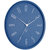 汉时（Hense）现代简约自动校时装饰挂钟客厅卧室时尚静音石英时钟HW195(蓝色-电波机芯)第4张高清大图