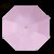 素雅黑胶晴雨伞(粉红色)第2张高清大图