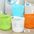 爱丽思IRIS软质塑料衣物收纳筐杂物/污衣篮SBK400(绿色)第4张高清大图