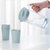 冷水壶 大容量塑料凉水壶A720带盖豆浆果汁凉水壶水具套装lq960(蓝色壶)第2张高清大图