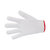 安居先森线手套劳保 加厚防滑耐磨 棉线劳保用品手套尼龙12付/包 MZS-N500（包）(白色)第3张高清大图