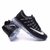 耐克男鞋NIKE AIR MAX2016皮面气垫飞线女鞋跑步鞋806771(黑白)第2张高清大图