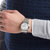 【官方直营】罗西尼手表进口石英机芯男士时尚不锈钢钢带男表6573(男款白盘6573W01C)第5张高清大图