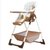 Babysing多功能儿童餐椅便携可折叠宝宝椅婴儿吃饭椅餐桌椅高餐椅(缤纷童年)第5张高清大图