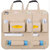 多功能车载收纳袋储物袋 汽车靠背收纳袋坐椅置物袋挂袋(米色（双只装） 版本)第2张高清大图