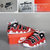 Nike 耐克经典款皮蓬复刻大Air篮球鞋男气垫运动鞋女黑红色(414962-105 40)第5张高清大图