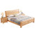 进畅家具 床 实木床进口榉木1.5m双人床1.8米实木床现代简约榉木高箱储物婚床(1.5*2米 床)第5张高清大图