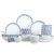 日式餐具16件套陶瓷碗筷盘子碗碟套装5件套6件套菜盘碗碟简约风套件(4.25英寸饭碗4个装)第4张高清大图